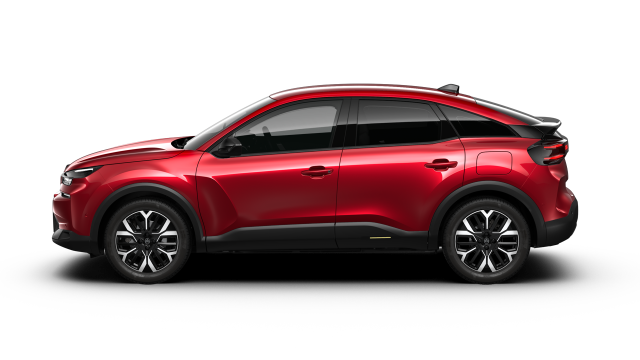 Citroen C4 червоного кольору